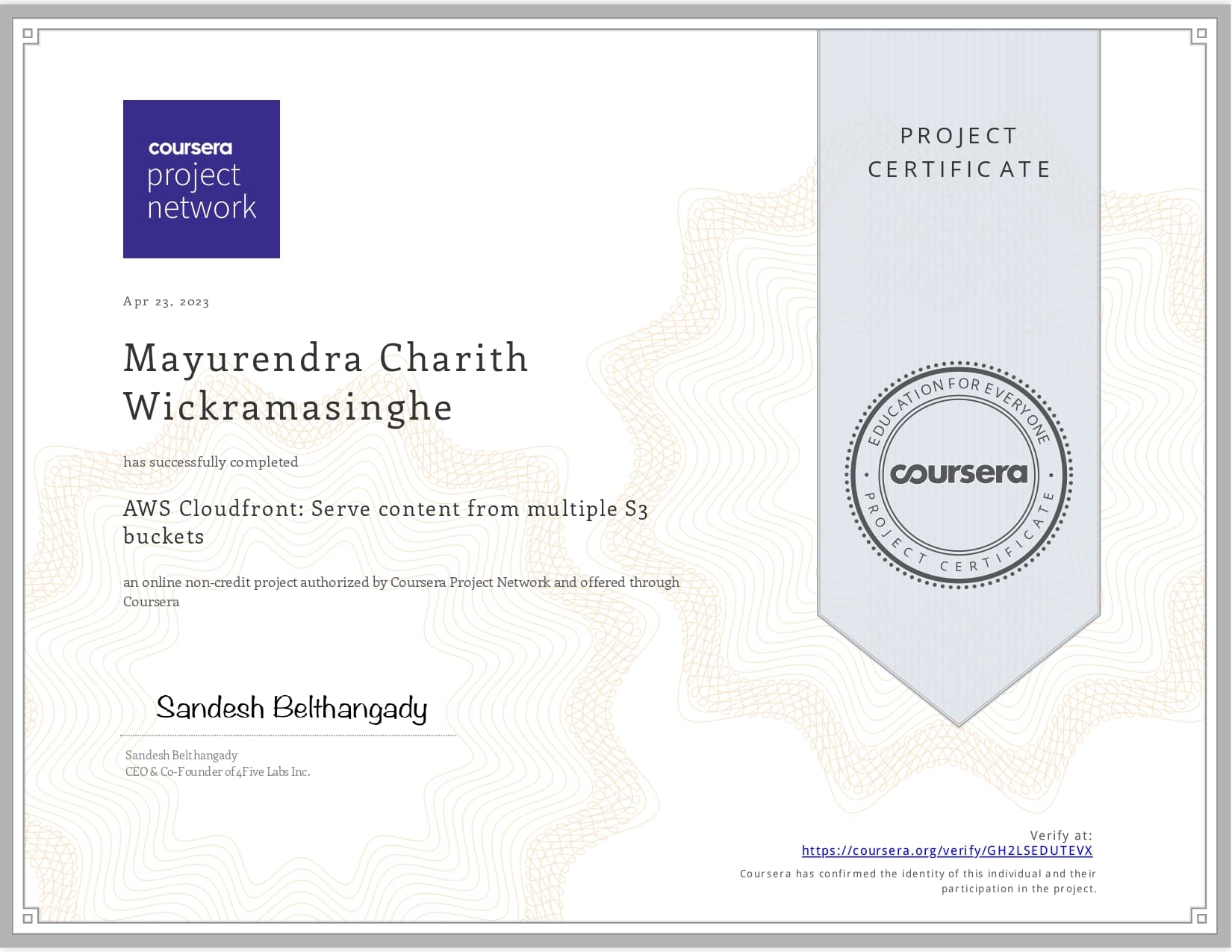 Certificate 4